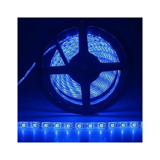 Fita de Led 220V 5050 Achatada Azul - STARBRIGHT