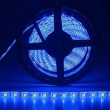 Fita de Led 220V 5050 Achatada Azul - STARBRIGHT Fita de Led 220V 5050 Achatada Azul - STARBRIGHT