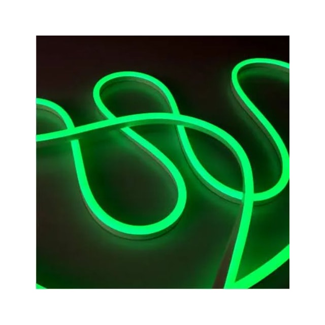 Fita de Led Neon Verde 12V 5m - Lednor Fita de Led Neon Verde 12V 5m - Lednor