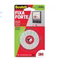 Fita Dupla Face 12mm x 1,5M FixFort - 3M Fita Dupla Face 12mm x 1,5M FixFort - 3M