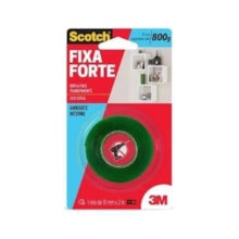 Fita Dupla Face 19mm x 2M Transparente FixFort - 3M