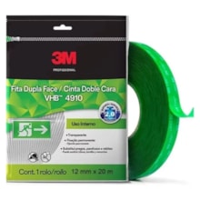 Fita Dupla Face Transparente 12mm x 20M - 3M Fita Dupla Face Transparente 12mm x 20M - 3M