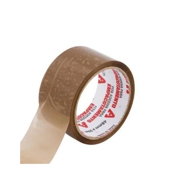 Fita Empacotamento Marrom 48mm x 50M - ADERE Fita Empacotamento Marrom 48mm x 50M - ADERE