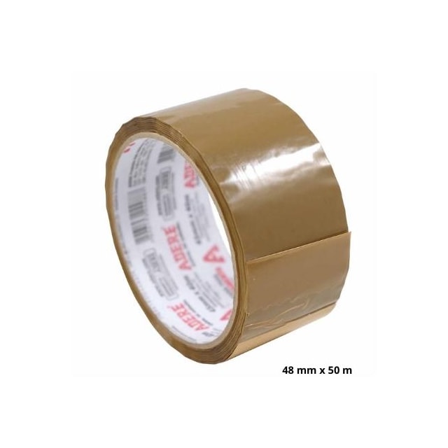 Fita Empacotamento Marrom 48mm x 50M - ADERE Fita Empacotamento Marrom 48mm x 50M - ADERE