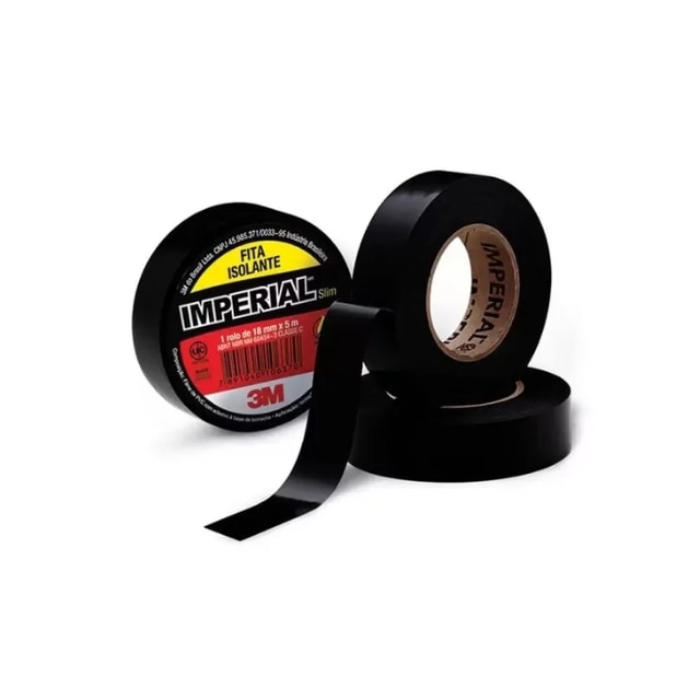 Fita Isolante 18mm x 5m Imperial - 3M Fita Isolante 18mm x 5m Imperial - 3M