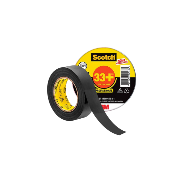 Fita Isolante 33+ 19mm x 20M SCOTCH - 3M Fita Isolante 33+ 19mm x 20M SCOTCH - 3M