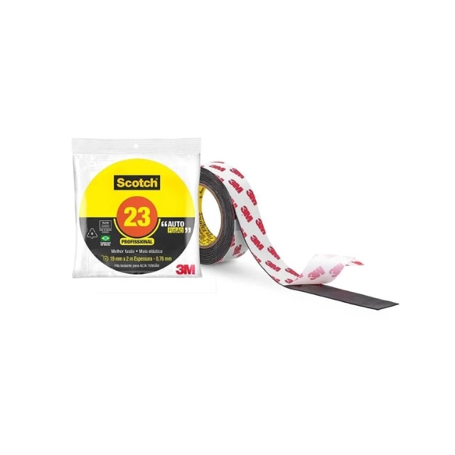 Fita Isolante Autofusão 19mm x 2m - 3M Fita Isolante Autofusão 19mm x 2m - 3M
