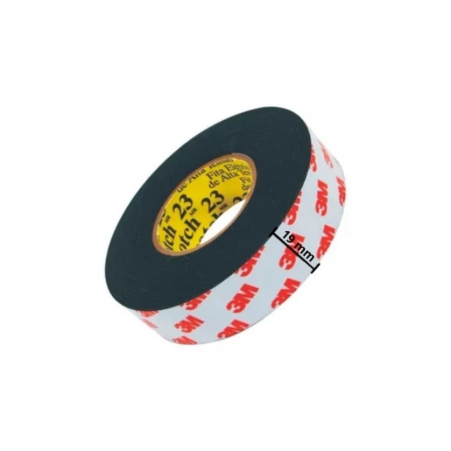 Fita Isolante Autofusão 19mm x 2m - 3M Fita Isolante Autofusão 19mm x 2m - 3M