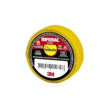 Fita Isolante Imperial 18mm x 10M Amarela - 3M Fita Isolante Imperial 18mm x 10M Amarela - 3M
