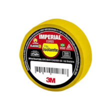 Fita Isolante Imperial Amarela 10M x 18mm - 3M Fita Isolante Imperial Amarela 10M x 18mm - 3M