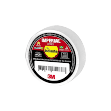 Fita Isolante Imperial Branca 10M x 18mm - 3M Fita Isolante Imperial Branca 10M x 18mm - 3M