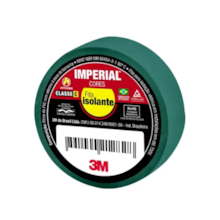 Fita Isolante Imperial Verde 10M x 18mm - 3M