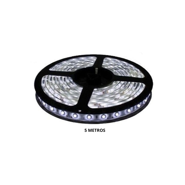 Fita Led 3528 1200 Leds Sem Silicone 6500k 5m - APOLLO