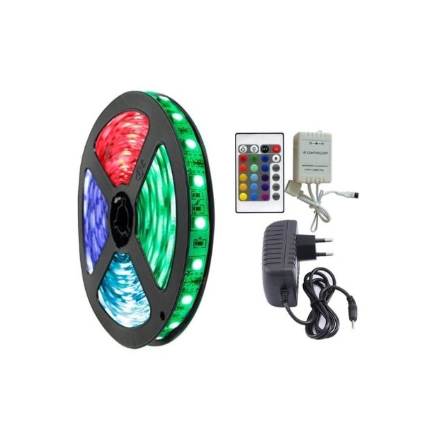 Fita Led RGB Com Fonte 12v 6A - HITEC