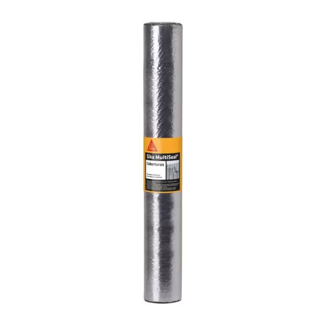 Fita Multiuso Aluminizada Impermeabilizante 100cm Rolo com 10 Metros - SIKA Fita Multiuso Aluminizada Impermeabilizante 100cm Rolo com 10 Metros - SIKA
