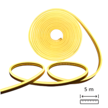 Fita Neon Branco Quente 5M 12V - MAYLER