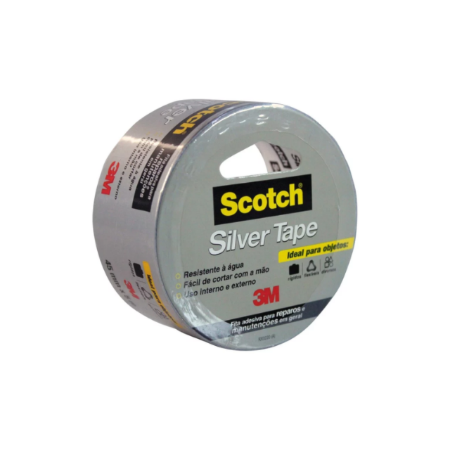 Fita Silver Tape 45MM x 5M - 3M Fita Silver Tape 45MM x 5M - 3M