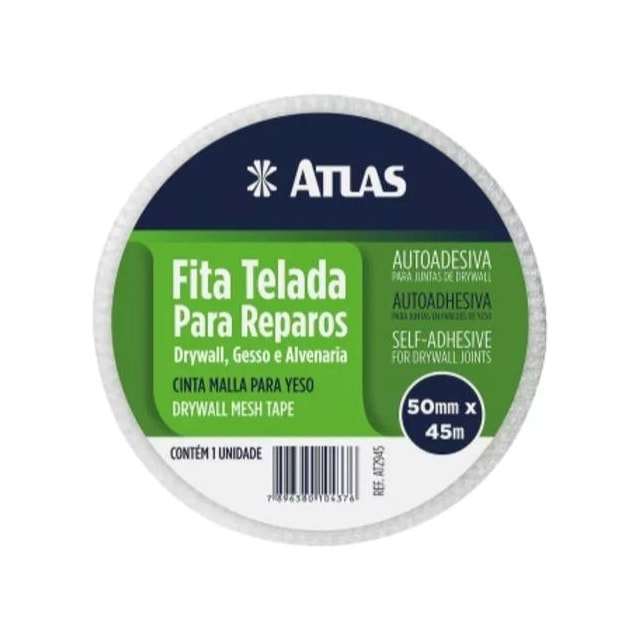 Fita Telada Reparos 50mm x 45m - Atlas