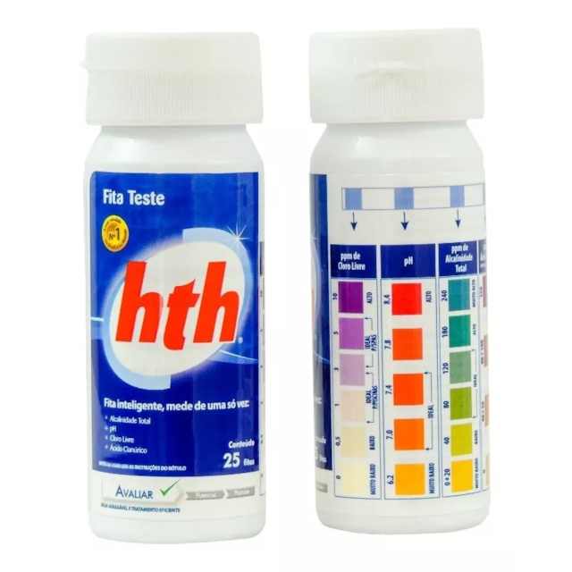 Fita Teste Embalagem com 25 peças - HTH Fita Teste Embalagem com 25 peças - HTH