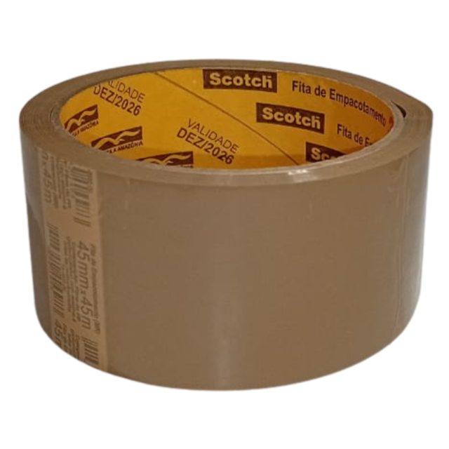 Fita Transparente  para Empacotar 45mm x 45M 5802 MAR - 3M