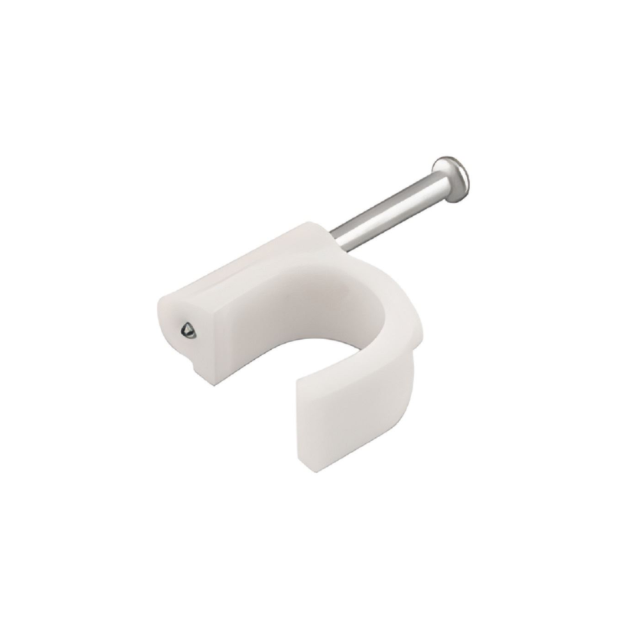 Fixa Fio 6mm Coax 20 Peças Branco - DIMAX Fixa Fio 6mm Coax 20 Peças Branco - DIMAX