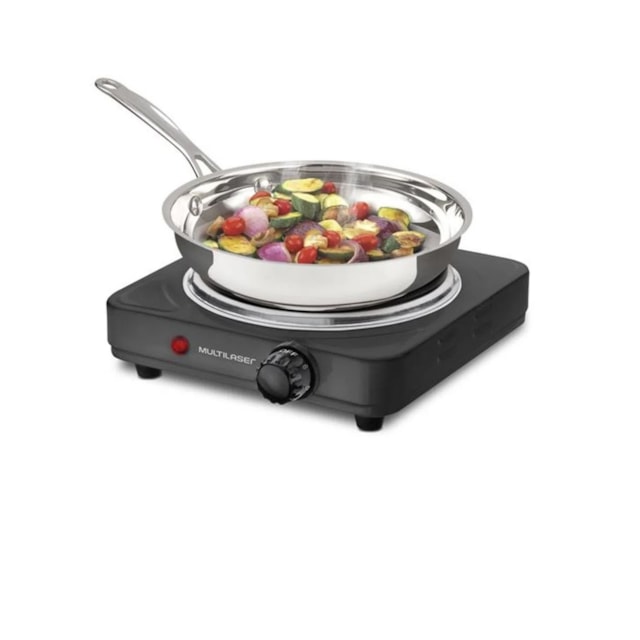 Fogão Elétrico Multilaser Easy Cook 6 Temperaturas-CE152 220v Fogão Elétrico Multilaser Easy Cook 6 Temperaturas-CE152 220v