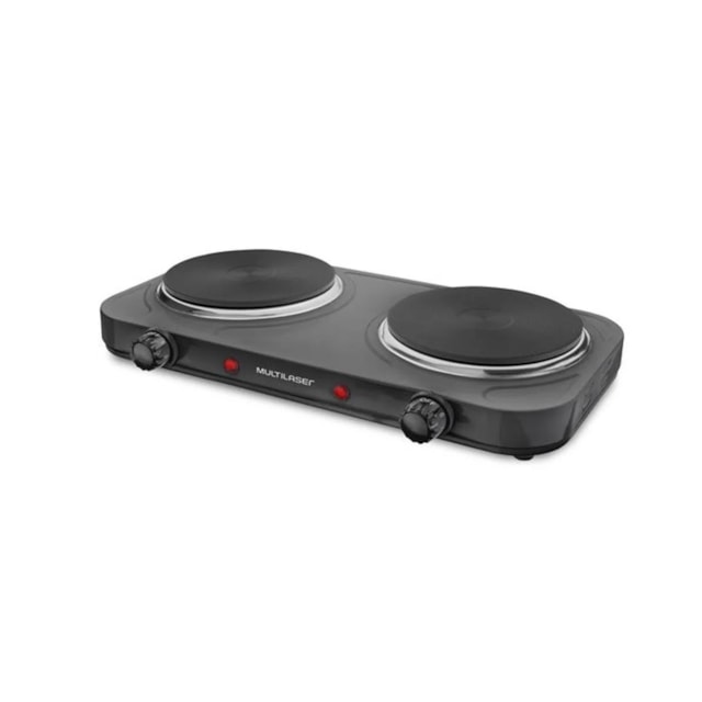 Fogão Elétrico Multilaser Easy Cook Duo 2 Bocas 2000W 127v
