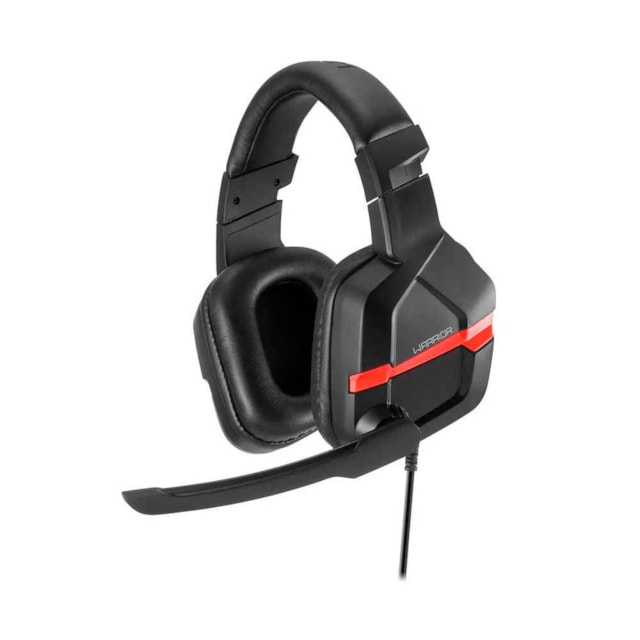 Fone de Ouvido Headset Gamer Askari P2 PC Vermelho Warrior - PH293