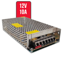 Fonte Chaveada 12V 10A - VS POWER SUPPLY Fonte Chaveada 12V 10A - VS POWER SUPPLY