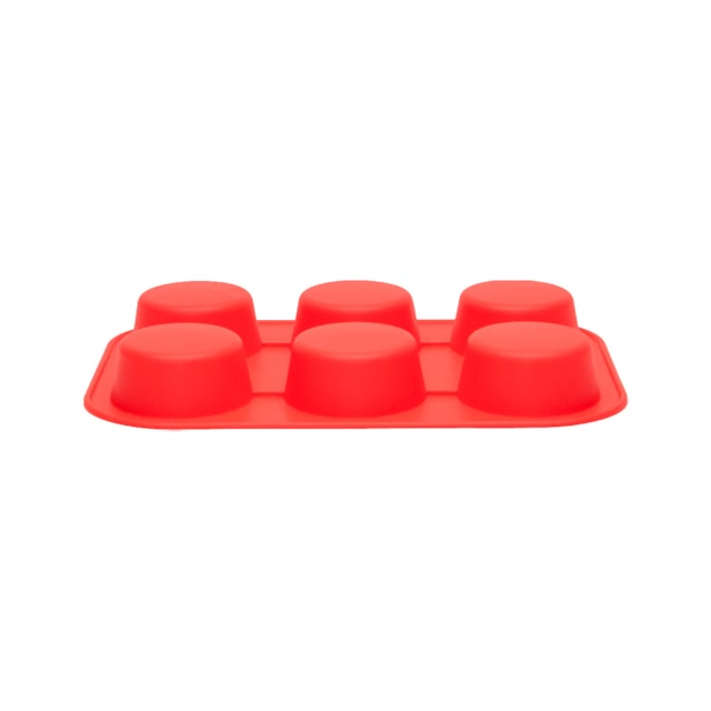 Forma de Silicone para 6 Cupcake Fácil Limpeza Mimo Style