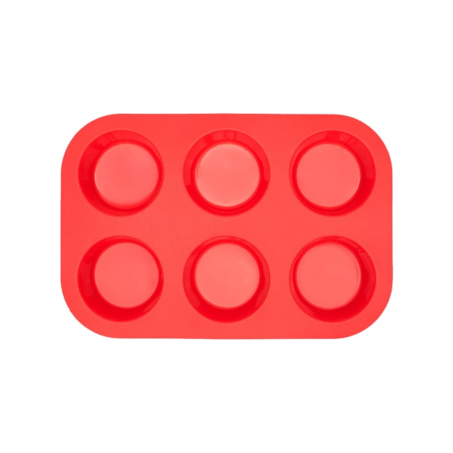Forma de Silicone para 6 Cupcake Fácil Limpeza Mimo Style Forma de Silicone para 6 Cupcake Fácil Limpeza Mimo Style