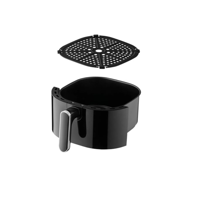 Fritadeira Elétrica Air Fryer 4,2 Litros 1500W Preta Multilaser 220v Fritadeira Elétrica Air Fryer 4,2 Litros 1500W Preta Multilaser 220v