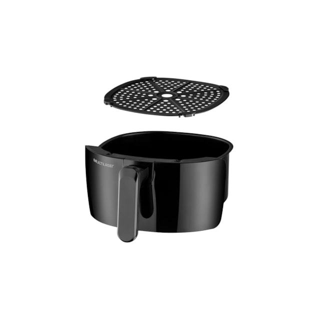 Fritadeira Elétrica Air Fryer 4L Digital 1500W Preta Multilaser 220v Fritadeira Elétrica Air Fryer 4L Digital 1500W Preta Multilaser 220v