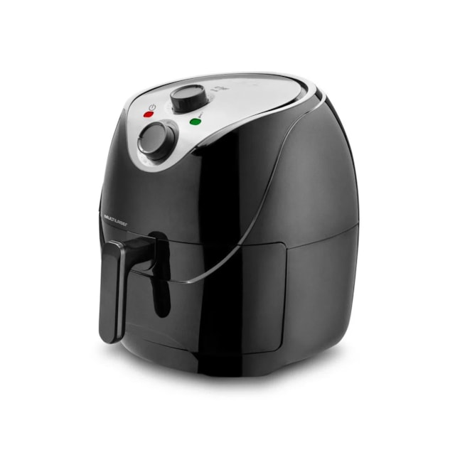 Fritadeira Elétrica Multilaser Air Fryer 1700W 6,5L Preta - CE125 127v