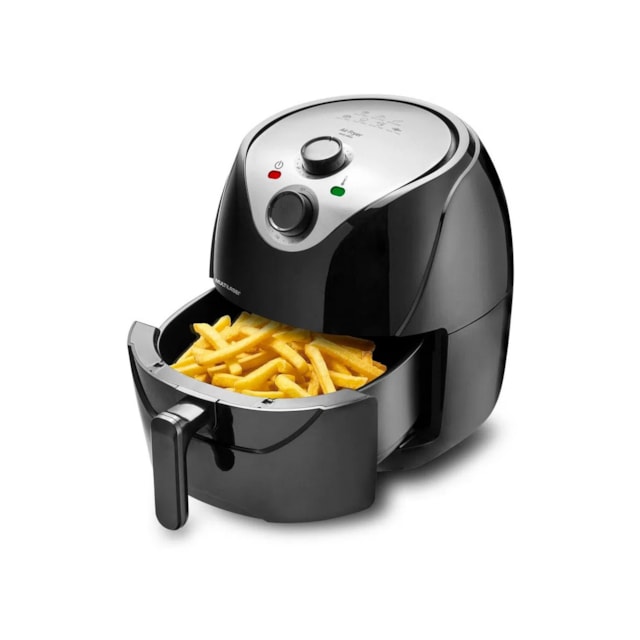 Fritadeira Elétrica Multilaser Air Fryer 1700W 6,5L Preta - CE125 220v Fritadeira Elétrica Multilaser Air Fryer 1700W 6,5L Preta - CE125 220v