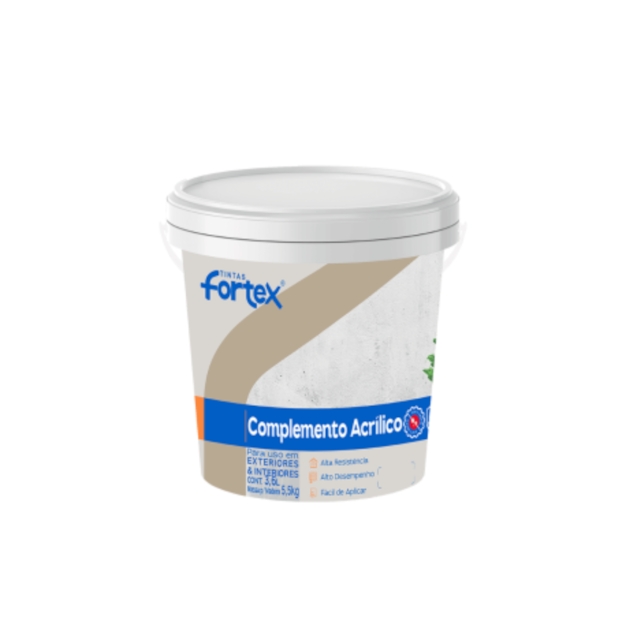 Fundo Base Água Branco Universal 3,6L - FORTEX