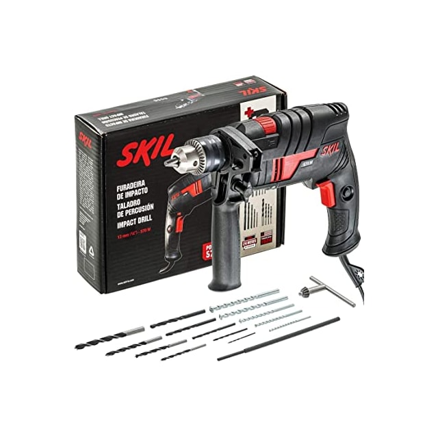 Furadeira de Impacto 1/2" 6555 200V 14 Acessórios - SKIL Furadeira de Impacto 1/2" 6555 200V 14 Acessórios - SKIL