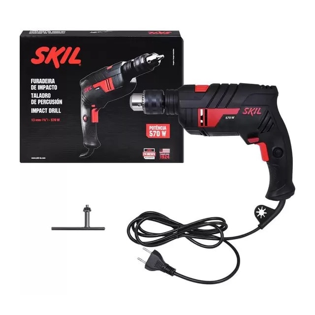 Furadeira de Impacto 1/2" 6555 220V - SKIL Furadeira de Impacto 1/2" 6555 220V - SKIL