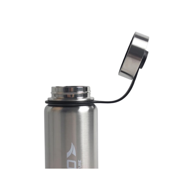 Garrafa térmica adventure 600ml Atrio - ES315 Prateado