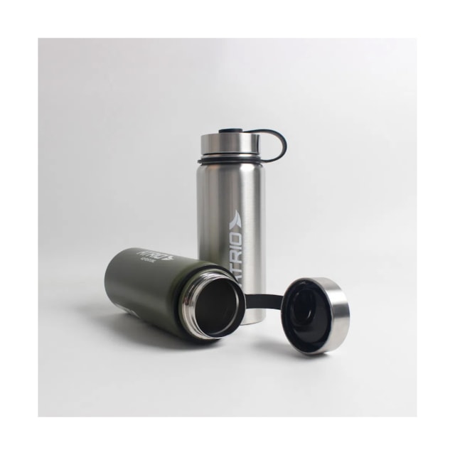 Garrafa térmica adventure 600ml Atrio - ES315 Prateado