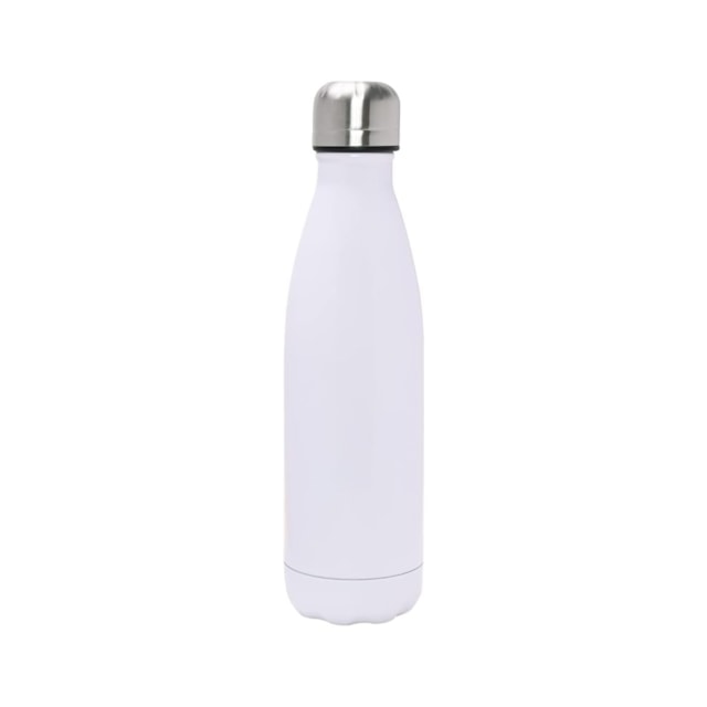 Garrafa Térmica de Parede Dupla 500ml Mimo Style Branco