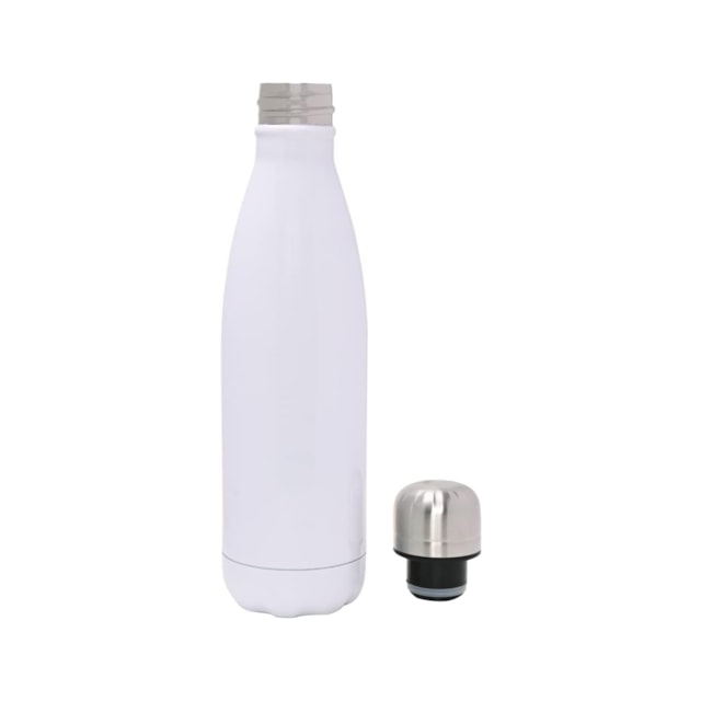 Garrafa Térmica de Parede Dupla 500ml Mimo Style Branco