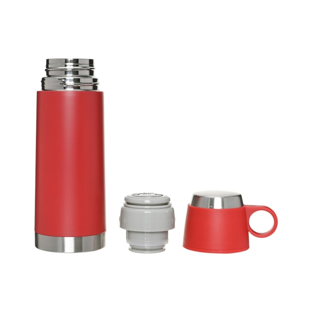 Garrafa Térmica em Aço Inox 350ml Mimo Style Vermelho