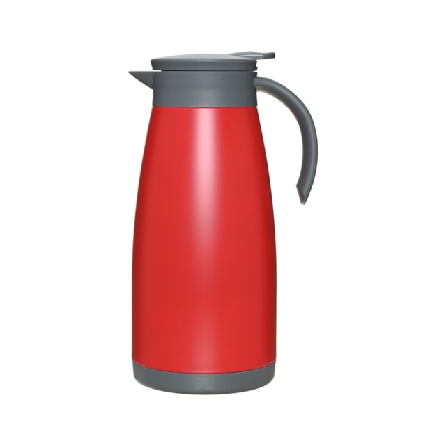 Garrafa Térmica Parede Dupla Aço Inox 1,5L Mimo Style Vermelho