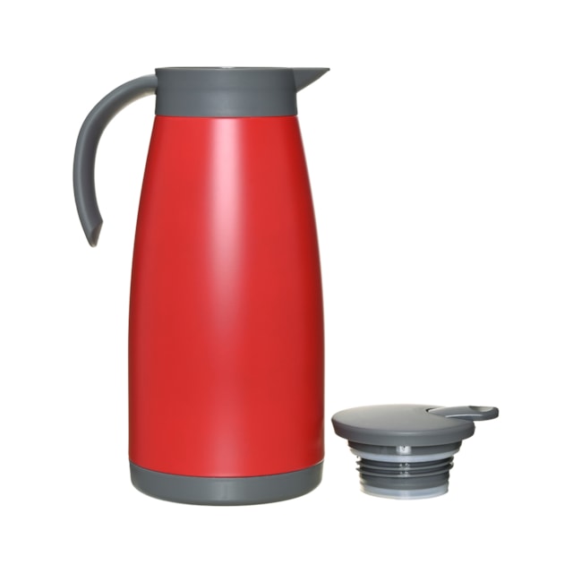 Garrafa Térmica Parede Dupla Aço Inox 1,5L Mimo Style Vermelho