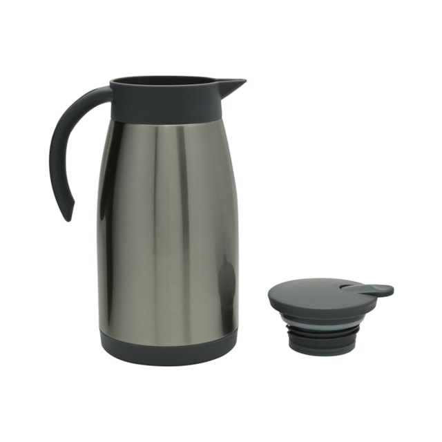 Garrafa Térmica Parede Dupla Aço Inox 1L Mimo Style Prata