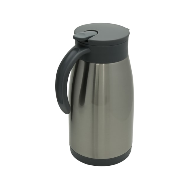 Garrafa Térmica Parede Dupla Aço Inox 1L Mimo Style Prata