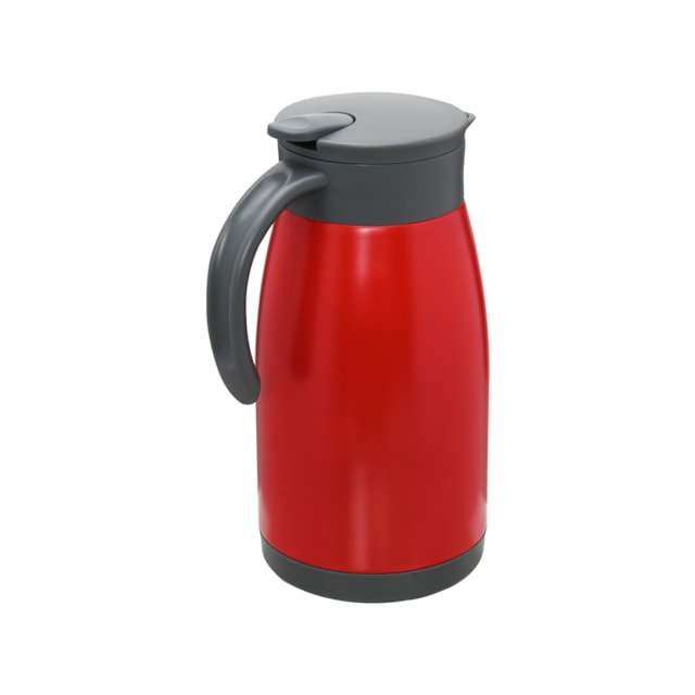 Garrafa Térmica Parede Dupla Aço Inox 1L Mimo Style Vermelho