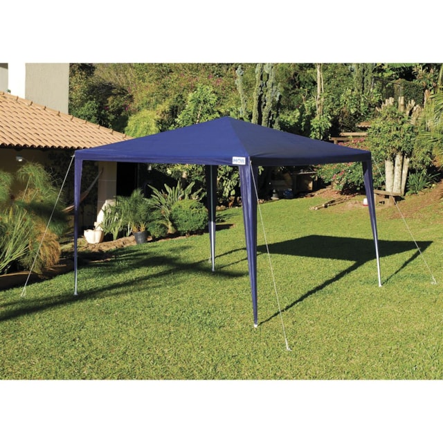 Gazebo 2,40 x 3m Ráfia Azul - Mor