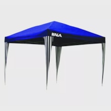 Gazebo Dobrável com Pés de Alumínio 3x3m Azul - KALA